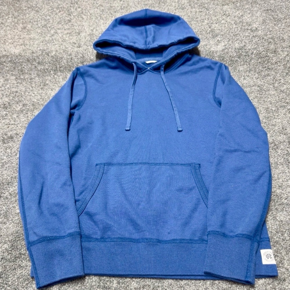 Reigning Champ Midweight Terry Hoodie, Small, Royal Blue (Lapis), Vintage, Rare!